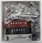 Kato #38-0107 Erie Lackawanna Act & 70T Covered Hopper Car Kit Scale. Fixed Price $39.95.