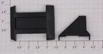 K-line K6600-04-01 Flatcar Trailer Support With Wheel Chock (10). Fixed Price $30.00.