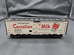 Ho Athearn # 40' Refrigerated Box Car, Carnation Milk CM25003. Fixed Price $8.99.