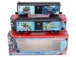 Lionel 6-82950 Aquaman/martian Manhunter Boxcars (set Of 2). Fixed Price $147.50.