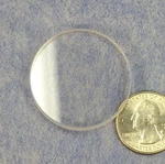 Optical Window: 1.5" Dia. 1/8 (3 Micro-inch) Surplus Working Grade Flat. Fixed Price $26.00.