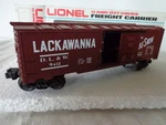 Lionel "o" And "027 Gauge Freight Carrier Lackawanna Box D.l.&w. 9411. Fixed Price $54.25.