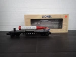 Lionel Gauge #6175 Pwc Flatcar W/ Us Navy Rocket Removable 6-39457. Fixed Price $55.00.