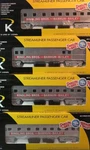 K-line By Lionel Ringling Bros Circus Streamliner 4 Car Passenger Set 6-21231!. Fixed Price $249.99.