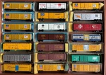 Vintage N-scale Box Cars See Pics/ Listing For Details. Fixed Price $21.00.