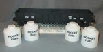 Lionel 16556 Navy Gondola W/ 4X Rocket Fuel Canister Load O/027 Ga. 1994 Usa. Fixed Price $33.00.
