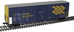 Atlas Ho Scale Nsc 5111 50' Plug-door Boxcar Ontario Northland/on #7783. Fixed Price $33.99.