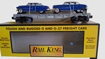 Mth 30-7607L Gauge Flatcar With Two Ertl '52 Cadillacs New Hard To Find. Fixed Price $59.00.