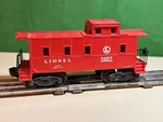 Post War Lionel Gauge Red Caboose #6257 1947 Excellent. Fixed Price $15.00.