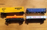 Mixed Lot: Bachmann Athearn Ho Shell Milwaukee Soo Line B&m Train Railroad. Fixed Price $9.95.