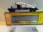 Rail King Folding Airplane Transported On Flat Car Mth 30-7621 Original Box. Fixed Price $99.88.
