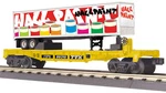 Mth Railking O Trains #80310 Ttx Wall Paint Flat Car W' 40' Trailer 30-76783. Fixed Price $67.00.