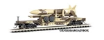 Scale "us Army Depressed Flat Car With Missile" New Bachmann 71397. Fixed Price $29.00.