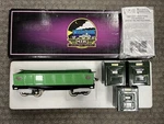 + Mth Standard Gauge Tinplate Green No. 212 Gondola Car W/ Containers 10-1074 *s. Fixed Price $295.00.