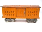 Lionel 114 Boxcar Orange Cmstp 98237 Prewar Standard Gauge X8085. Fixed Price $39.00.