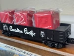 Canadian Pacific Gondola W/ Lcl Containers Scale Mth Railking - New Oop Rare. Fixed Price $109.95.
