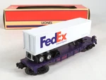 Lionel Trains 6-19440 Flatcar #6424 With Fedex Trailer, Gauge. Fixed Price $50.00.