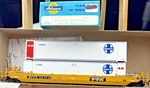 Ho Athearn 5902 Black Logo 48' Husky Stack Dttx 5619X W/2 Atsf Containers. Fixed Price $60.00.