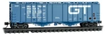 Micro-trains Mtl N-scale 50 Airslide Hopper Grand Trunk Western/gtw #316024. Fixed Price $30.99.