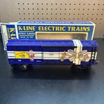 K-line O/O27 Scale 1995 Christmas Deluxe Boxcar K647404. Fixed Price $19.99.