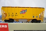 Walthers Cnw Chicago North Western Trinity 100 Ton Cement Hopper Car Nos. Fixed Price $32.00.