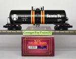 Mth Premier 3-RAIL Sc #142473 Atsf Santa Fe Single Dome Tank Car 20-96016 Nib. Fixed Price $50.00.