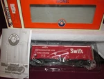 Lionel 6-17354 Swift Steel Sided Reefer Refrigerator Boxcar,. Fixed Price $36.09.