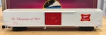 Mth 20-94222 Miller High Life Beer 60 Reefer Car O Gauge New #190312. Fixed Price $80.00.