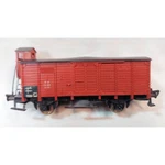 Fleischmann 1484 Freight Wagon Car With Brakeman's Cab, Ho, Red, Rare, Vintage. Fixed Price $33.00.