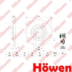 Fits Vw Polo Golf Fox Skoda Fabia Seat Ibiza Leon Aud Brake Discs Front Howen #1. Fixed Price $91.33.