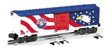 Lionel Lighted Patriotic Usa Box Car Original 6-36758. Fixed Price $60.00.