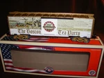 Lionel 2338090 The Boston Tea Party Box Car 027 2023 Usa History Shelf Display. Fixed Price $78.00.