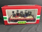 Lgb Train G-gauge 42100 1997 Flat Car With Four Gnomy Stainzi Engines Rare!. Fixed Price $109.00.