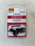 Micro Trains 003 02 044 (1038) Scale Barber Roller Bearing Trucks, One Pair. Fixed Price $7.40.