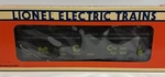 Lionel Cheesie System Gondola With Coal Cover 6-17403. Fixed Price $22.00.