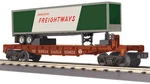 Mth 30-76546 Pennsylvania 50' Flat Car W/ Consolidated Freightways Trailer. Fixed Price $119.99.