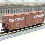 Bev-bel Scale 10014 Western Maryland 50 Ft Evans Single Door Boxcar Wm 38011. Fixed Price $11.99.