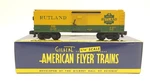 S-gauge American Flyer 6-48267 Rutland Box Car #986 Green Mountain Gateway Nib. Fixed Price $29.99.