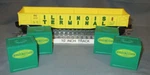 K-line 6550 Illinois Terminal Long Gondola W/ 4 Itc Crates O/027 Ga. Wks/ Lionel. Fixed Price $26.00.