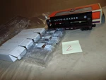 Lionel 52474 2008 Lots Autocar With 3 Golden Hawk Studebakers -white & #2. Fixed Price $85.00.