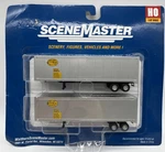 Walthers Ho Scale Nyc New York Central 40' Freight Trailer 2 Pack Scenemaster. Fixed Price $29.00.