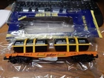 American Flyer 6-48560 Jet Engine Gold Load Flat Car Nib Scale Lqqk. Fixed Price $35.00.