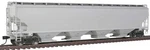 Walthers 67' Trinity 6351 4-BAY Covered Hopper Undecorated 920-105800. Fixed Price $59.98.