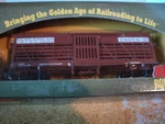 Roundhouse #84217 36' Brown Stock Car #79158 "rock Island" Factory Built.. Fixed Price $15.00.