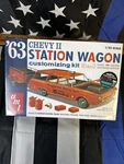 Amt 1201/12 63 Chevyii Station Wagon Customizing 1: Model Kit 1/25. Fixed Price $33.00.