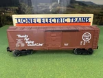 Lionel 6-16247 Gauge Atlantic Coast Line Single-door Boxcar Nib. Fixed Price $24.00.