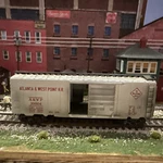 Vintage Ahm Ho Scale Atlanta & West Point Rr Boxcar 39004 Mw/kd Weathered. Fixed Price $14.99.
