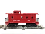 Lionel Post-war O-gauge Red Caboose 6057. Fixed Price $10.75.