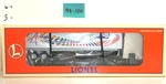 Lionel 6-19425 Artrain Flat Car W/ Trailer 48-106. Fixed Price $20.00.