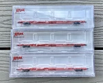 Set Of 3 Atlas Cp Rail Canadian Pacific 85' Iso Container Flat Cars Rd. #'s. Fixed Price $50.65.